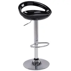 JUST HOME COLLECTION - Silla Bar Luna Negro 98x46x40 cm