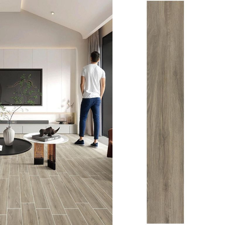 Gres Porcelánico 15x90 cm HOME LIGHT TAN Café claro 1.08 m2
