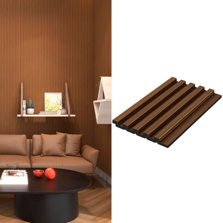 Wall Panel 3D 12x240 cm Café 0.28 m2