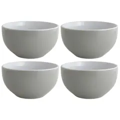 JUST HOME COLLECTION - Set 4 bowls 16 cm perla