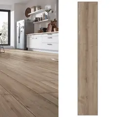 HOLZTEK - Piso Flotante 8 mm Luxor Oak Platinum Café 2.69 m2