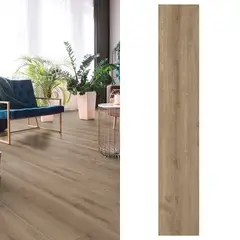 HOLZTEK - Piso Flotante 8 mm Luxor Oak Titanium Café 2.69 m2