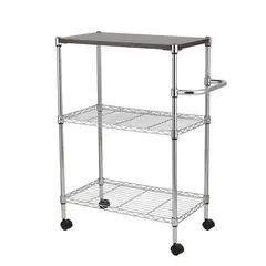 JUST HOME COLLECTION - Carro Organizador 30x81x60 cm Cromado