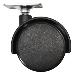 FIXSER - Rueda nylon 2 pulgadas negra