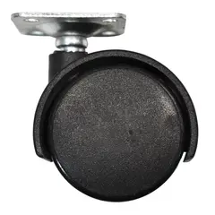 FIXSER - Rueda nylon 1-1/2 pulgada negra