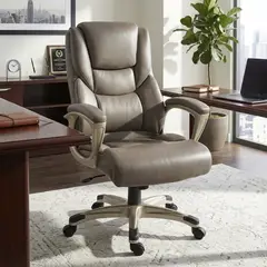 JUST HOME COLLECTION - Silla Escritorio PC James Gris