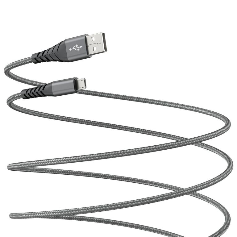 Cable Usb A Micro , 1. 2 Metros, Aleación Y Malla