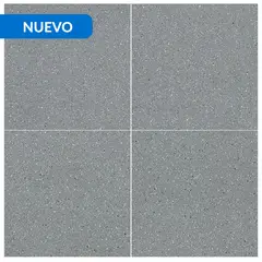 HOLZTEK - Gres Porcelánico 60x60 cm Terrazo Dark Grey Gris Oscuro 1.44 m2