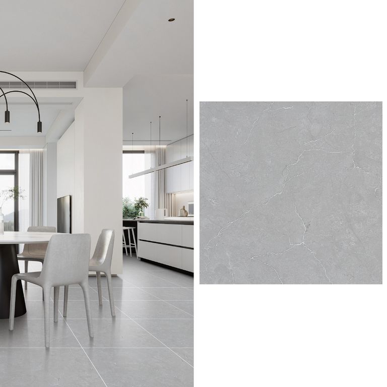 Gres Porcelánico 60x60 cm Veta Grey Gris 1.44 m2