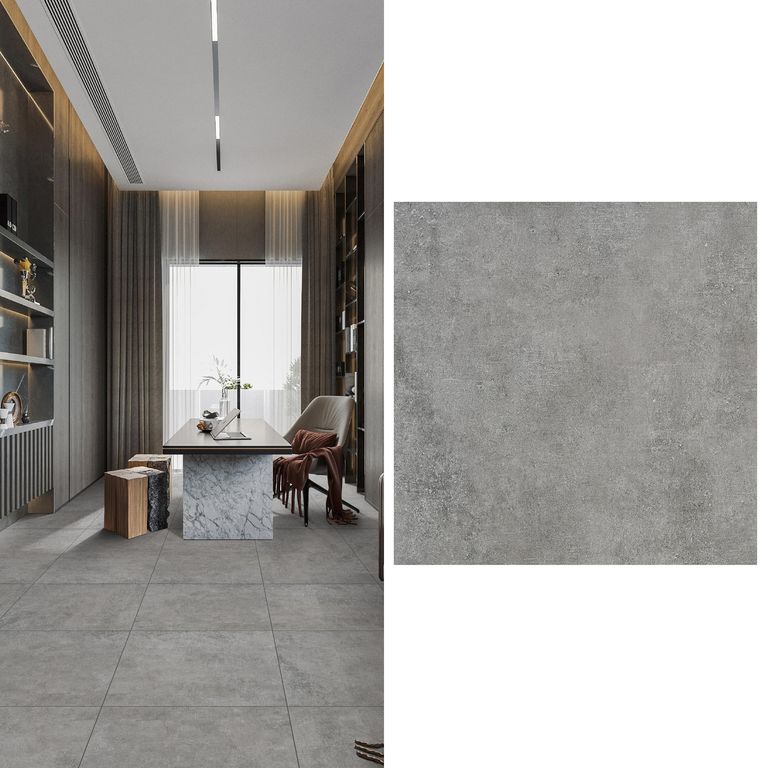 Gres Porcelánico 60x60 cm Rust Greige Greige 1.44 m2