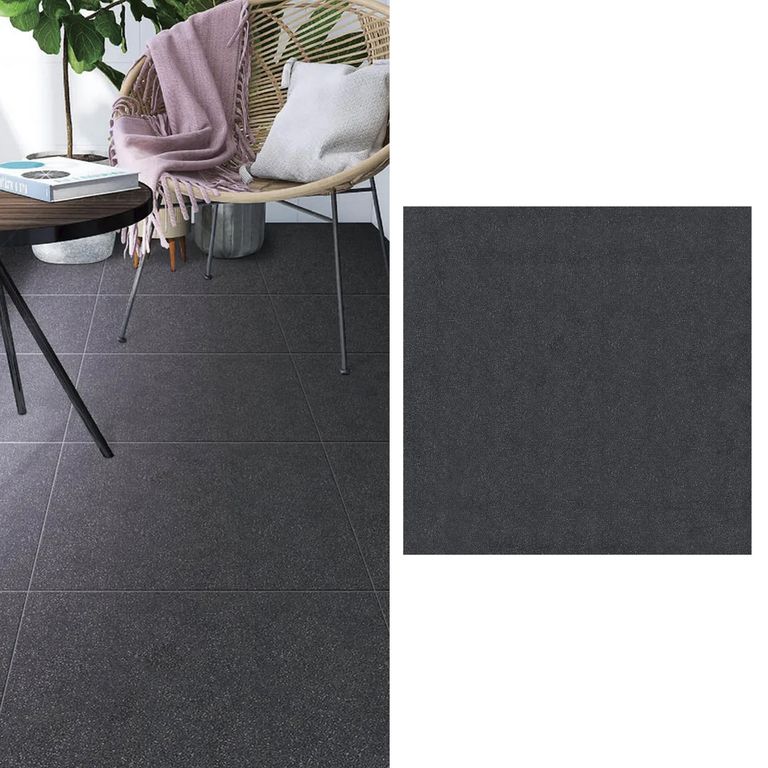Gres Porcelánico 60x60 cm Cement Dark Grey Gris 1.44 m2