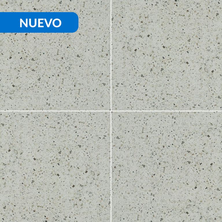 Gres Porcelánico 60x60 cm Terrazo Bw Blanco/Negro 1.44 m2