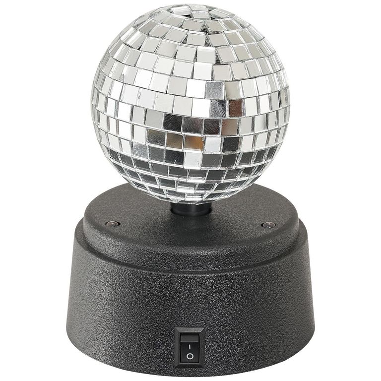 Bola Disco Fiesta Gris 9.3x12.5 cm
