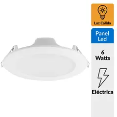 DAIRU - Spot Led Empotrado Circular Plástico Blanco 12 cm