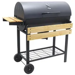 MR BEEF - Parrilla Carbón Tambor 98x60x103 cm Acero