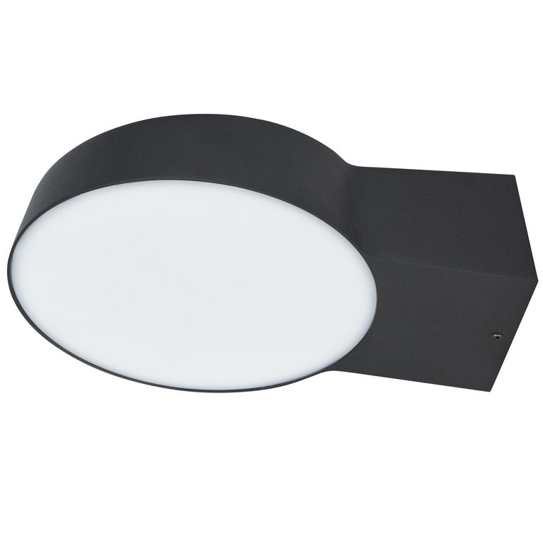 Apliqué led Lagan Luz Natural negro