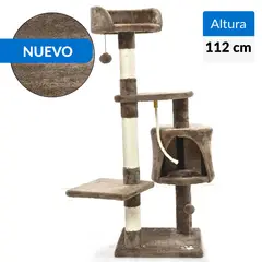 PETIZOOS - Rascador para gato 112 cm
