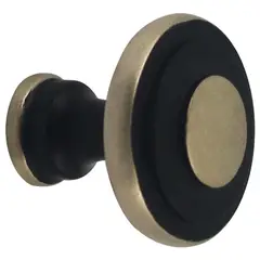 FIXSER - Pack 2 pomos orbit laton-negro