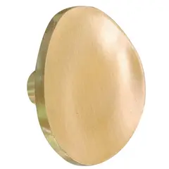 FIXSER - Pack 2 pomos plato laton pulido