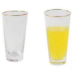DEAR SANTA - Vaso vidrio 340 ml goldring