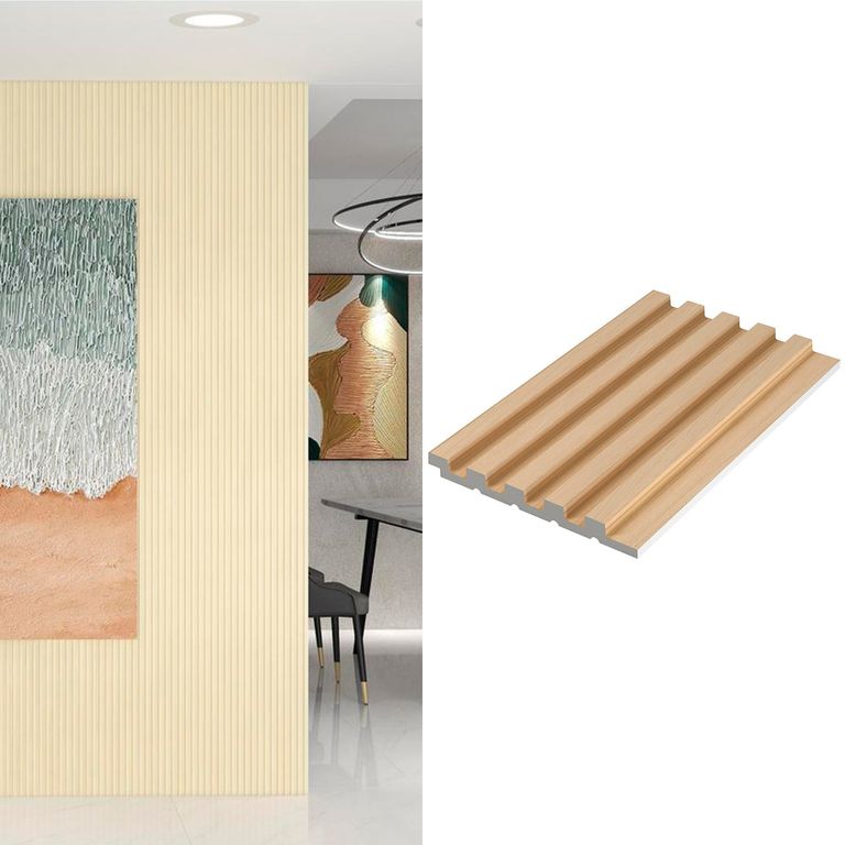 Wall Panel 3D 12x240 cm Café Claro 0.28 m2