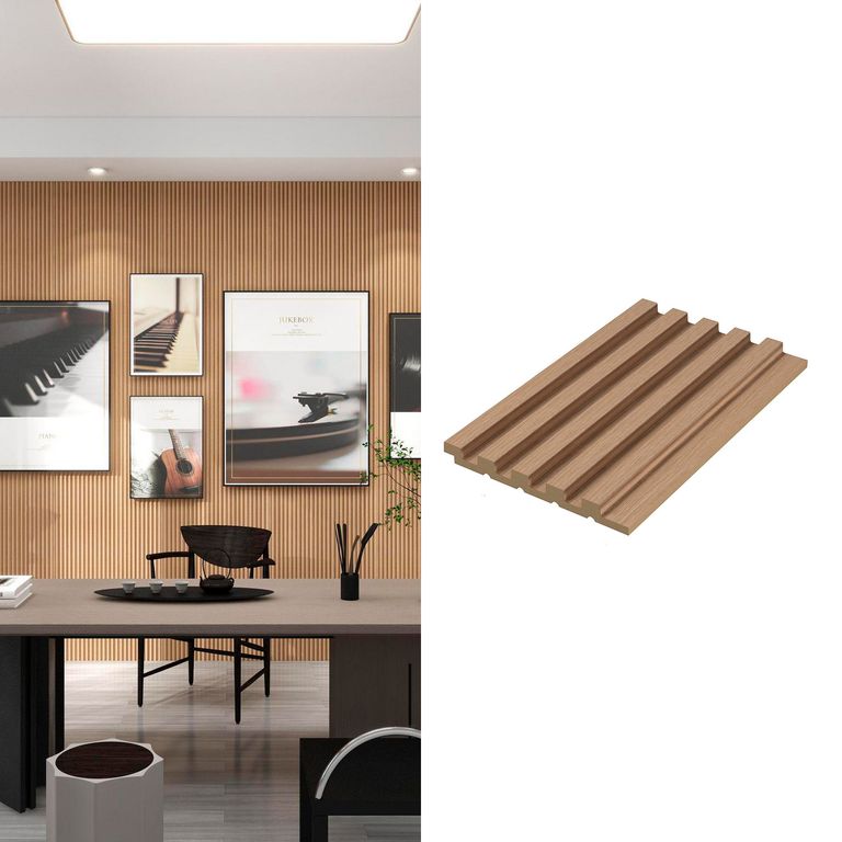 Wall Panel 3D 12x240 cm Café 0.28 m2