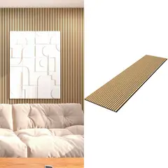 HOLZTEK - Wall Panel 3D 60x240 cm Café Claro 1.44 m2