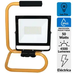 HALUX - Luz de Trabajo Led 50 W IP 65 4500 lm Luz Fría