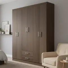 CASA BONITA - Clóset 6 Puerta(s) 2 Cajón(es) 2 Repisa(s) 162x183x47 cm Avela