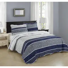 JUST HOME COLLECTION - Cubrecama Quilt Teen Letras Boy