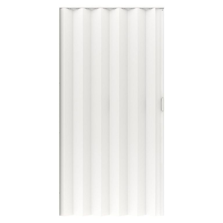 Puerta Plegable Pvc Modelo Tivoli Color Blanca 120X200 Cm