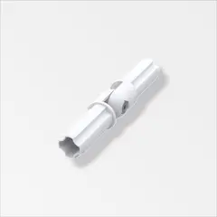 ALFER - Conector articulado 2 espiga blanco