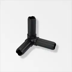ALFER - Conector 90 Grados 3 Espigas Para Tubos
