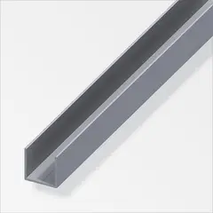 ALFER - Perfil U Cuadrada 23. 5 Mm X 100 Cm Decorativa Industrial