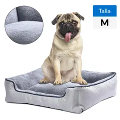 PETIZOOS - Cama M para Perro 20x75x68 cm Beige; Gris