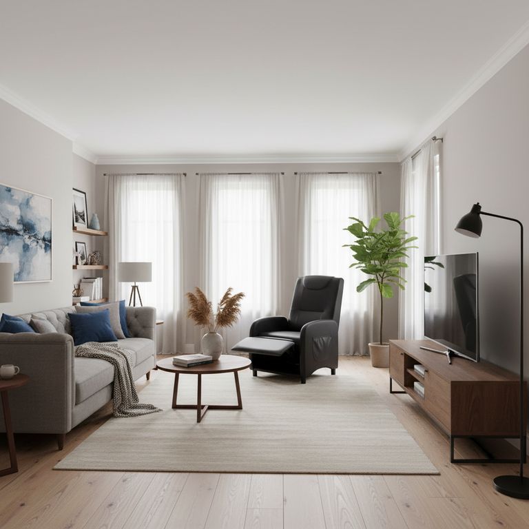 Bergere 1 cuerpo BRIO 64x126x103 cm Negro