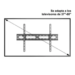 DAIRU - Soporte Reclinable TV 80 " Empotrado