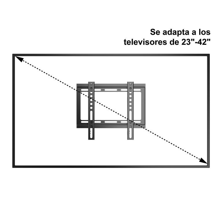 Soporte Fijo TV 42 " Empotrado