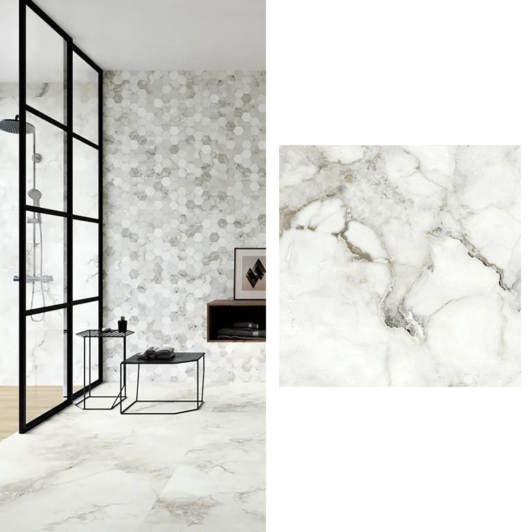 Porcelanato 100x100 cm Vintage Blanco 1 m2