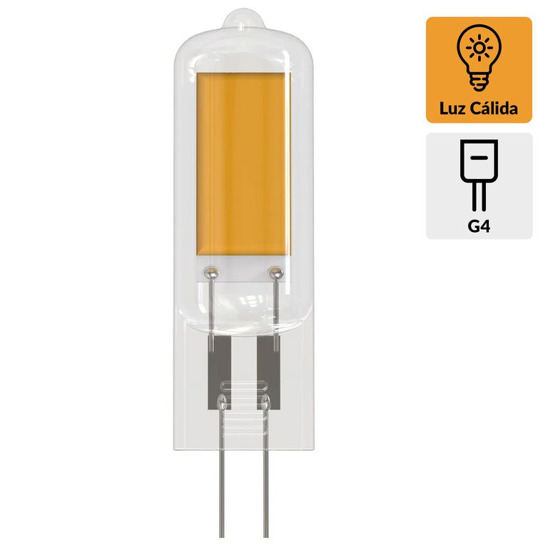 Ampolleta Led 1.8 W G4 180 lm Luz Cálida