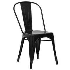JUST HOME COLLECTION - Silla Tolix Negro 84x45x53 cm