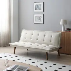 JUST HOME COLLECTION - Futón Louvre Beige 180x85x89 cm