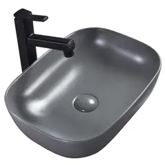 SENSI DACQUA - Lavamanos con Forma Rectangular Porcelana 46.5x13.5x32 cm