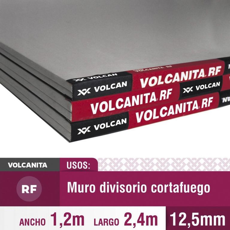 Yeso Cartón Borde Rebajado 12.5 mm 120x240 cm