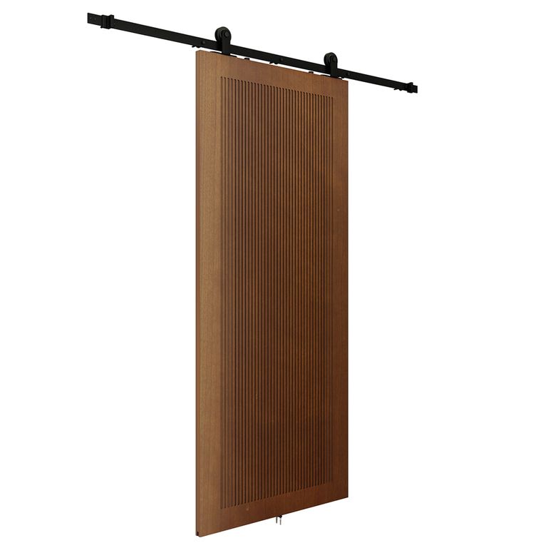 Puerta Corredera Acanalada Mdf/ 91X213 Cm Para Interior