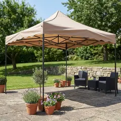 JUST HOME COLLECTION - Toldo Plegable 3x3 metros Taupe
