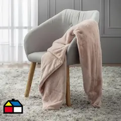 JUST HOME COLLECTION - Manta clasic rabit 125x150 cm rosado