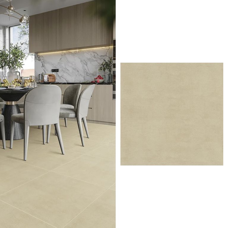 Porcelanato 60x60 cm Cement Beige Beige 1.44 m2