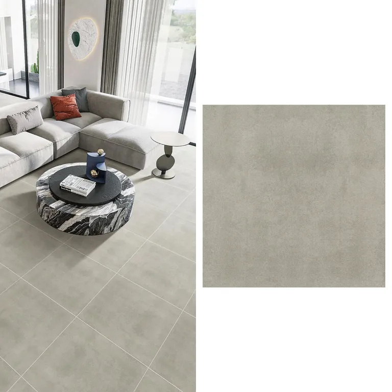 Porcelanato 60x60 cm Cement Dark Gris 1.44 m2