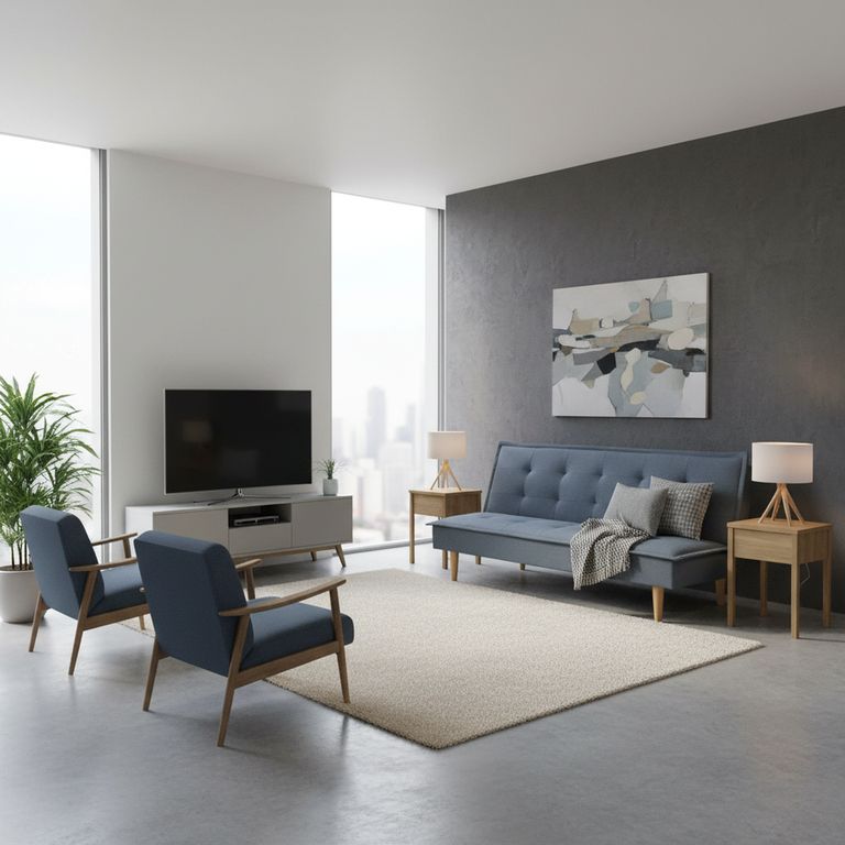 Futón Magnus Gris 181x91x85 cm